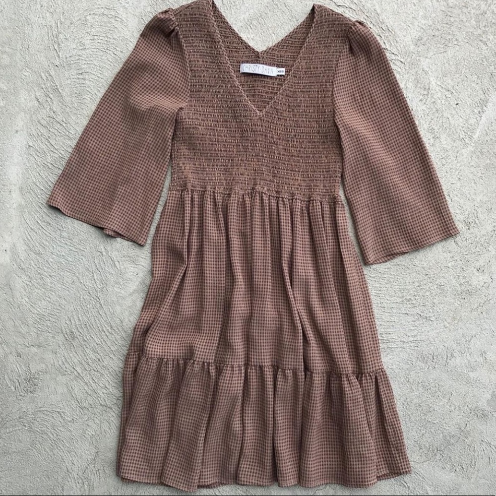 Christy Dawn basil dress